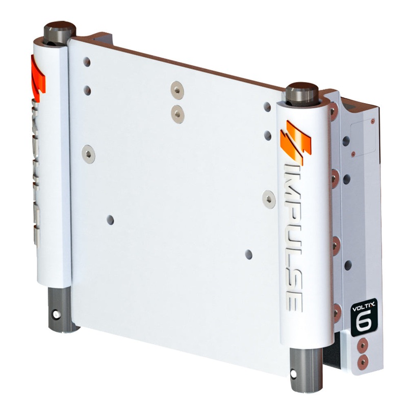 IMPULSE 6 Set Back Electric Jack Plate w/Standard Control – White Cerakote [75052-W]
