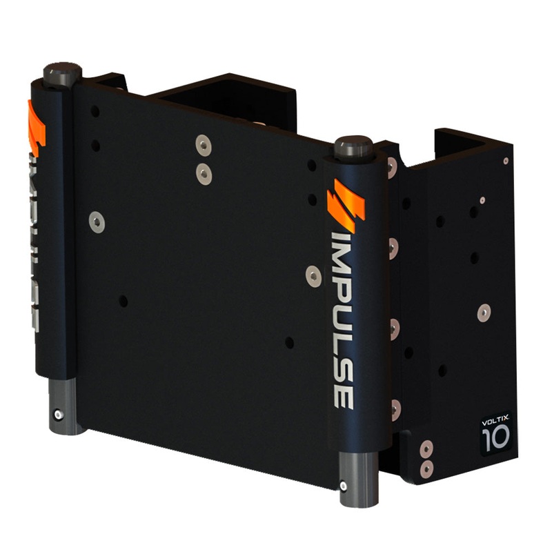 IMPULSE XL 10 Set Back Electric Jack Plate w/Standard Control – Black Anodize [75073-B]