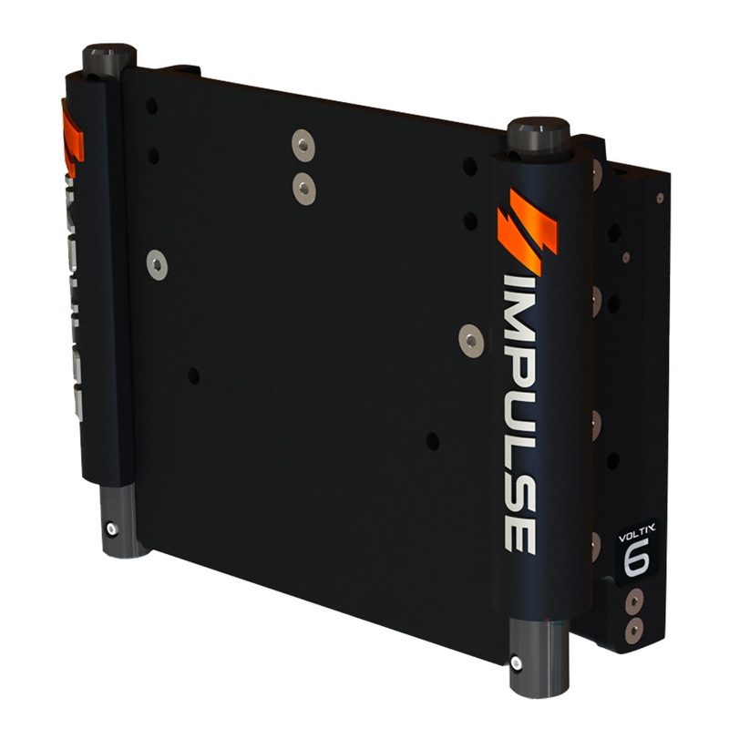 IMPULSE XL 6 Set Back Electric Jack Plate w/Standard Control – Black Anodize [75053-B]