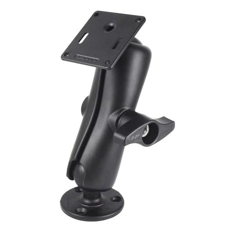 RAM Mount RAM Double Ball Mount w/75 x 75mm VESA Plate  Jam Nut – Medium [RAM-D-101U-MI1-2461]