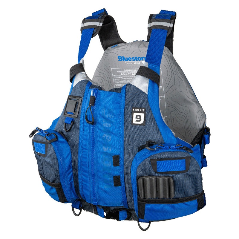 Bluestorm Kinetic Kayak Fishing Vest – Deep Blue – 2XL/3XL TIN971682127