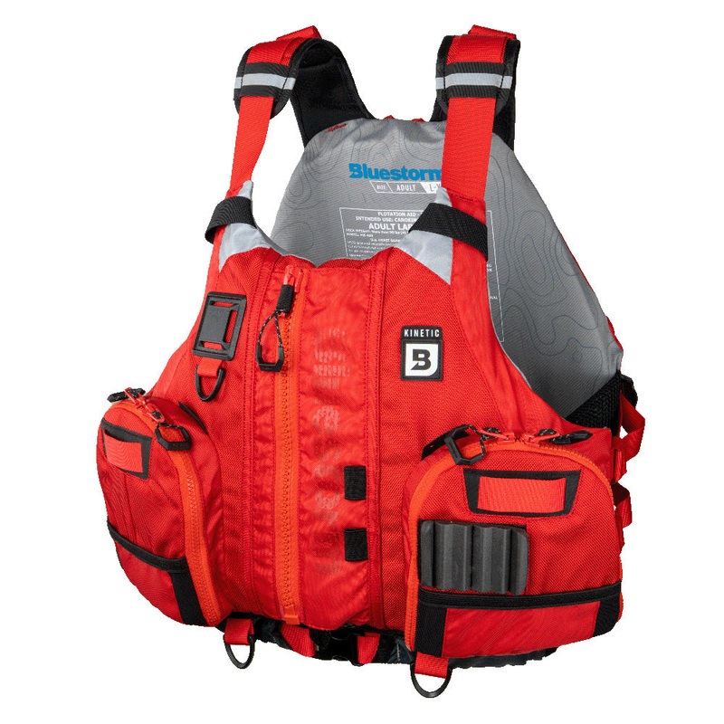 Bluestorm Kinetic Kayak Fishing Vest – Nitro Red – 2XL/3XL TIN971682125
