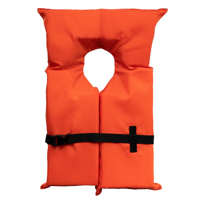 Bluestorm Type II Adult Universal Foam Life Jacket – Orange TIN971682124