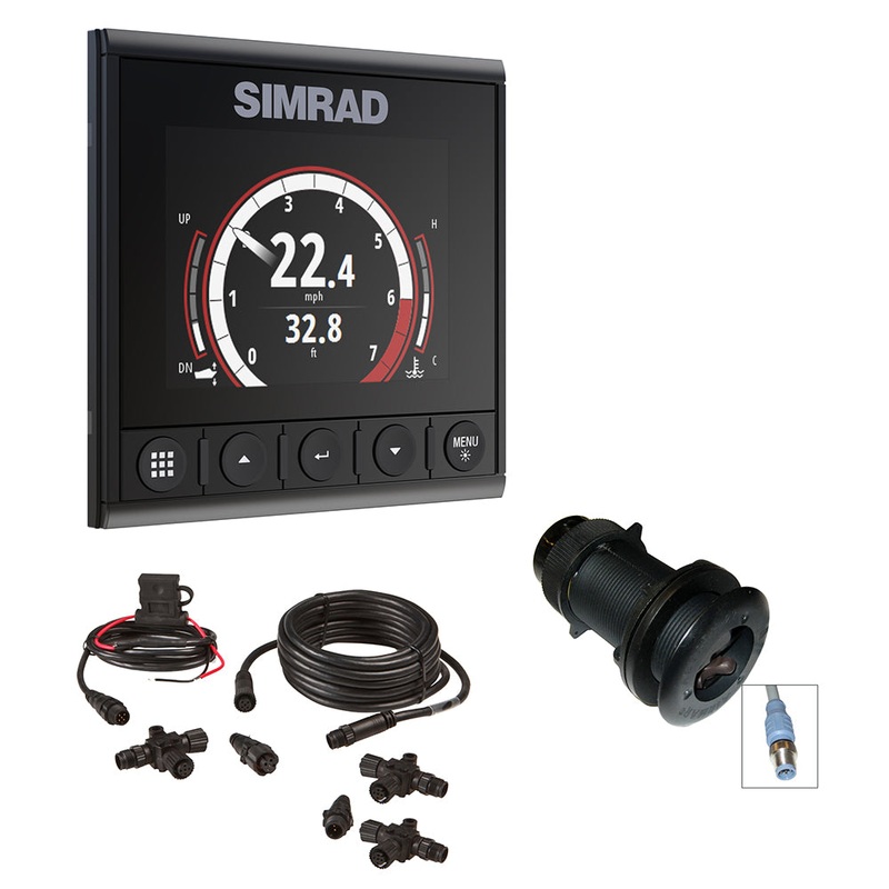 Simrad IS42 Speed/Depth Pack – IS42 Digital Display, DST800 Ducer & N2k Backbone Starter Kit