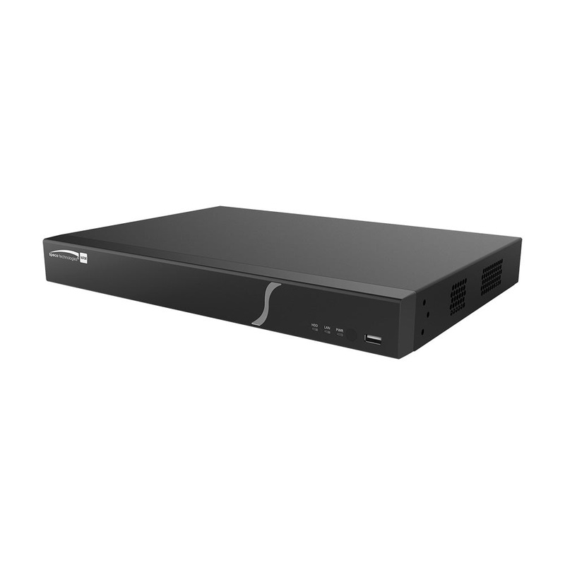 Speco 8 Channel 4K Recorder w/Smart Analytics – 8 Built-In POE Ports [N8NRM2TB]
