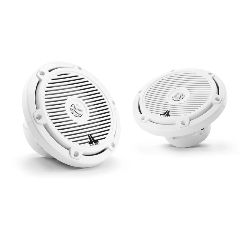 JL Audio M3 6.5in Coaxial Speakers White Classic Grille