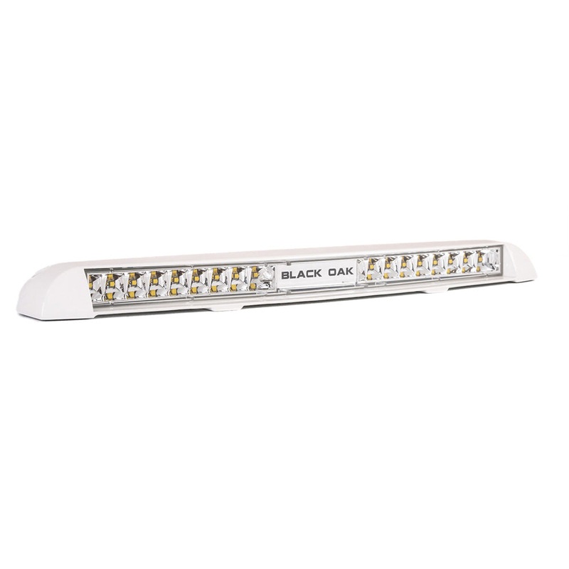 Black Oak Low Profile Marine Bar – Flood – White