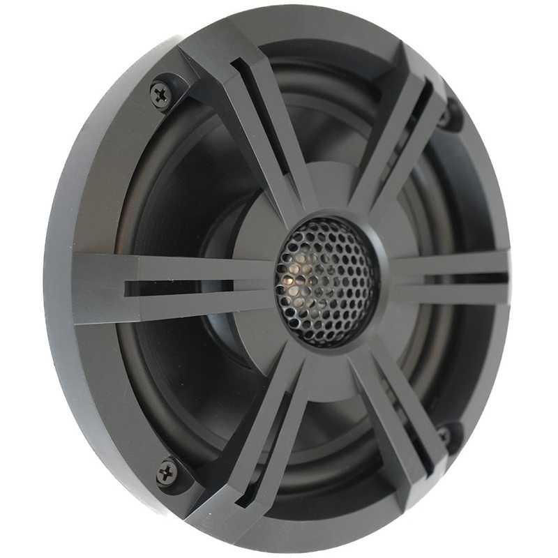 Banshee Marine 6.5 Marine Speaker – Black Sports Grille