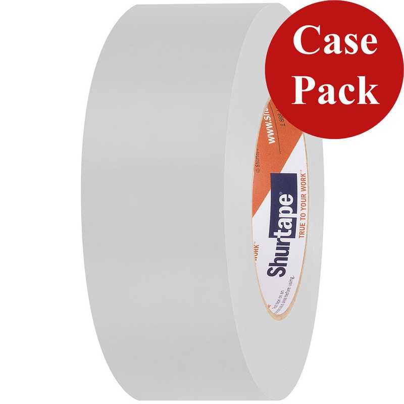 Shurtape UV-Resistant Marine Heat Shrink Tape – 48MM x 55M Roll – Straight Edge White *Case of 24 Rolls*