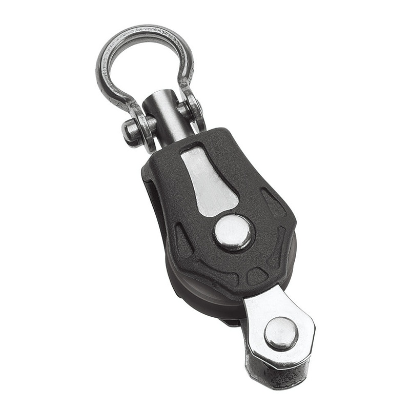 Barton Marine Size 0 20mm Plain Bearing Pulley Block Single Swivel & Becket TIN971673758