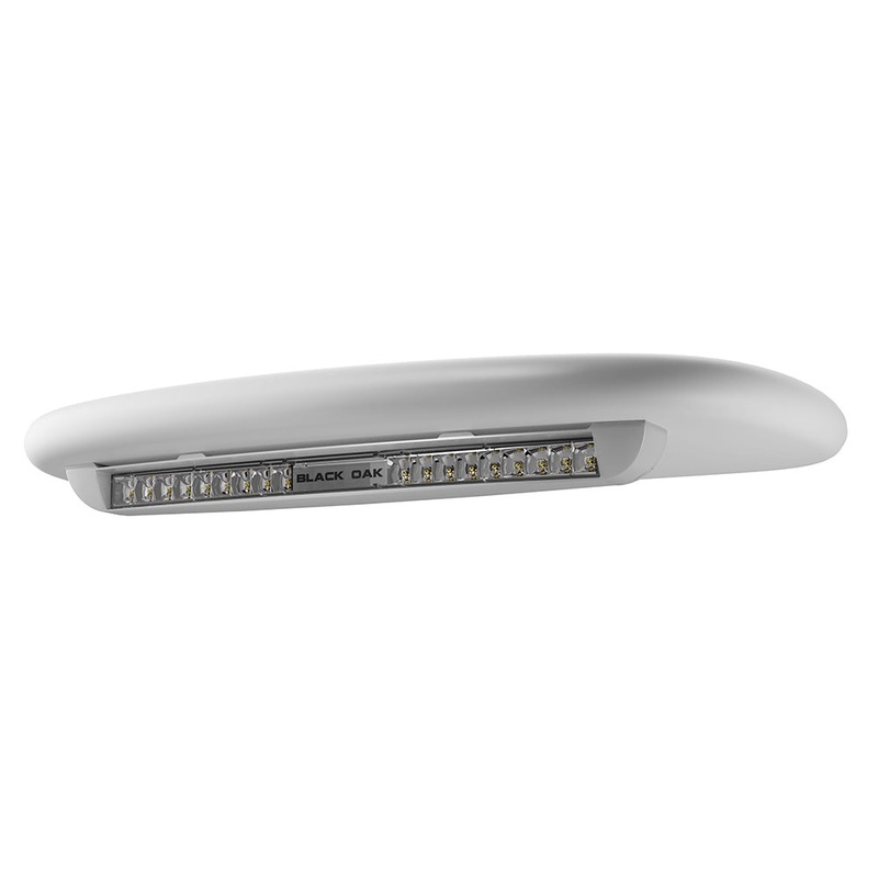 Black Oak Low Profile Marine Bar – Flood – Undermount – White