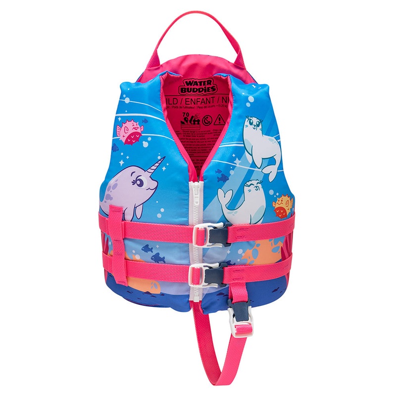 Full Throttle Child Water Buddies Life Vest – Octopus – 30-50lbs Type III