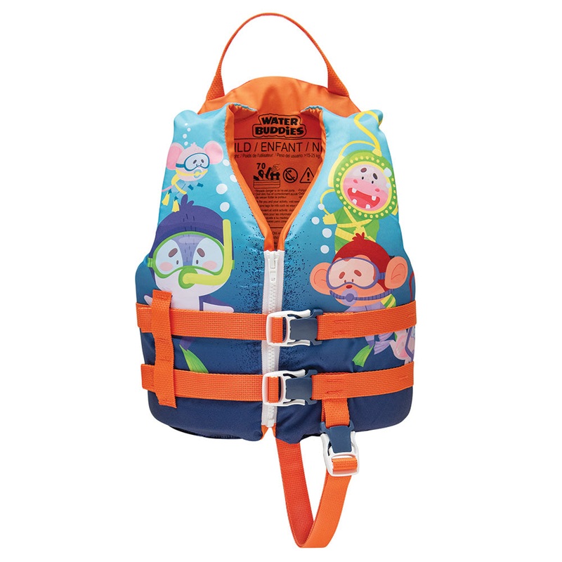 Full Throttle Child Water Buddies Life Vest – Shark – 30-50lbs Type III