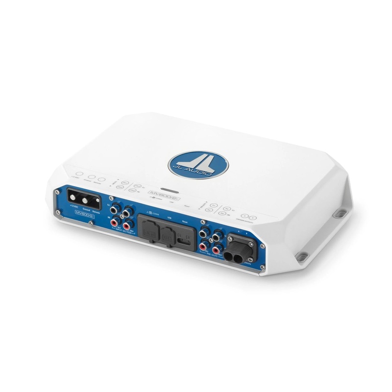 JL Audio MVi Marine Amplifier 2 Channel Full-Range 600 Watts 12v Integrated DSP