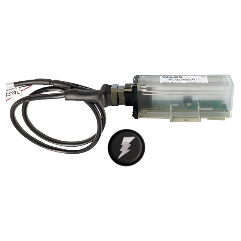 TALOS Remote Housing Lightning Detection System w/10′ Cable – Black Round Indicator w/Translucent Housing