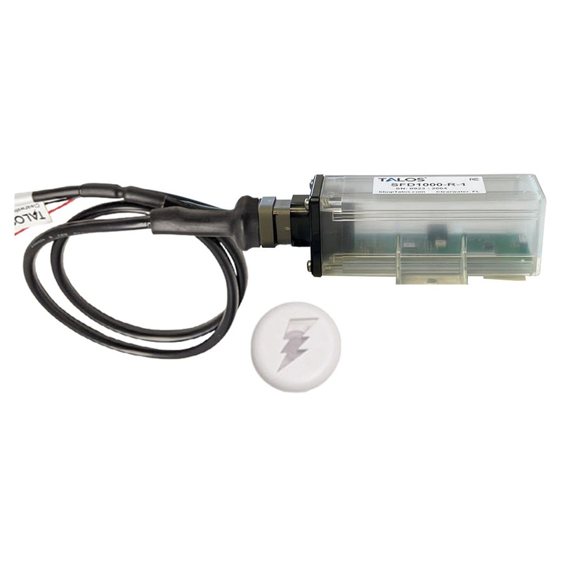 TALOS Remote Housing Lightning Detection System w/10′ Cable – White Round Indicator w/Translucent Housing