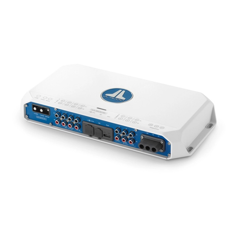 JL Audio MVi Marine Amplifier 6 Channel Full-Range 600 Watts 12v Integrated DSP