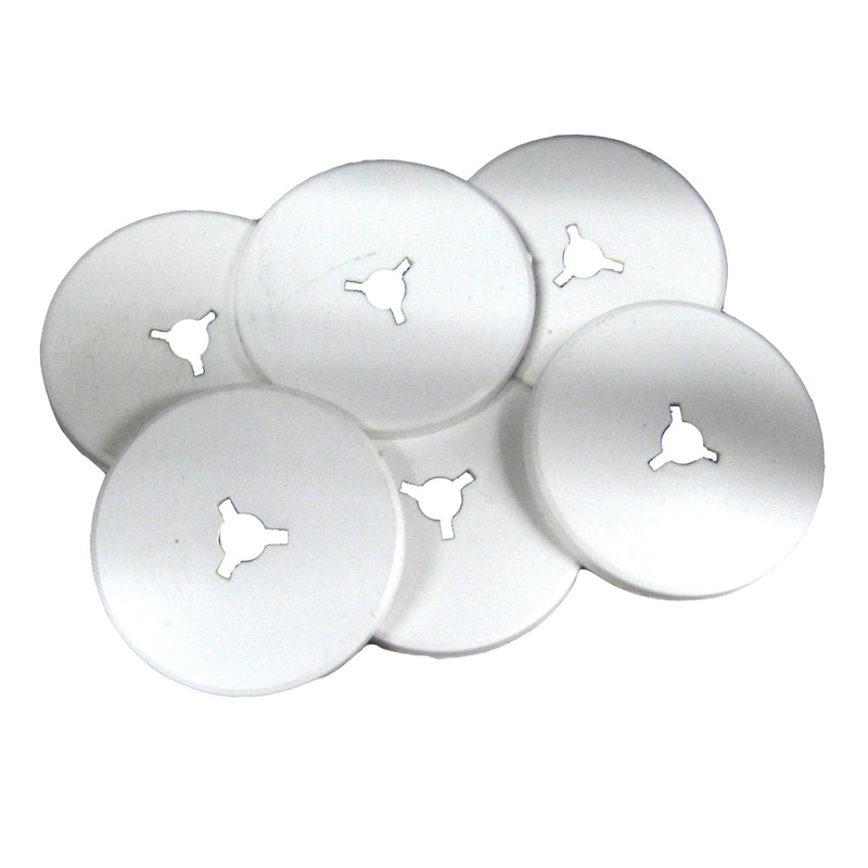Weld Mount White Nylon 1.25 Stud Cover f/1/4 x 20 Stud – Qty. 50