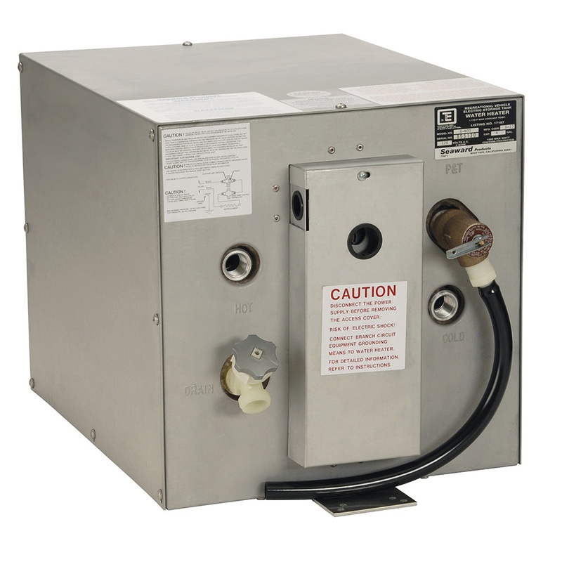 Whale Seaward 6 Gallon Hot Water Heater – Stainless Steel – 240V – 1500W
