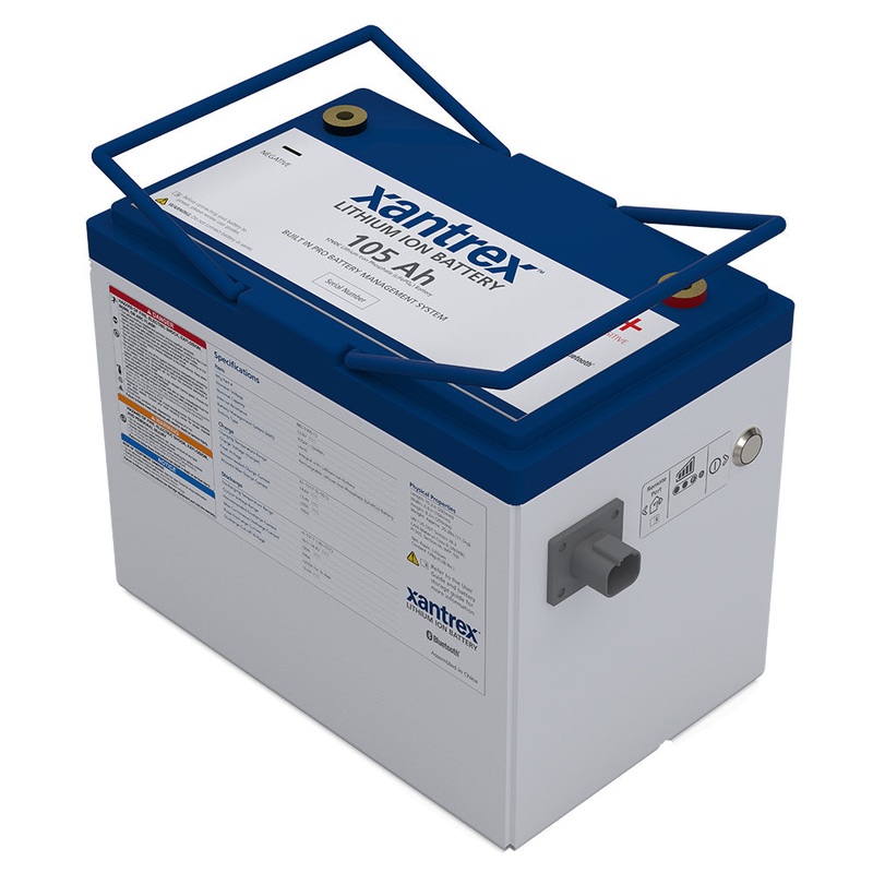 Xantrex Lithium Ion Phosphate (LiFePO4) Battery – 105AH – 12VDC