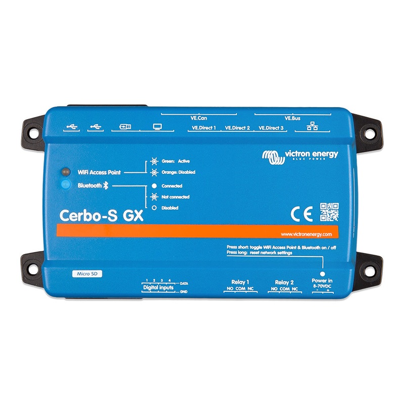 Victron Cerbo-S GX Basic Version – Limited Inputs No BMS Can Port