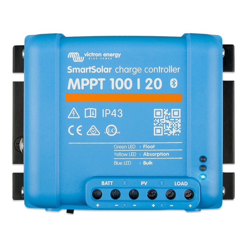 Victron SmartSolar MPPT 100/20 – Up to 48 VDC – UL Approved