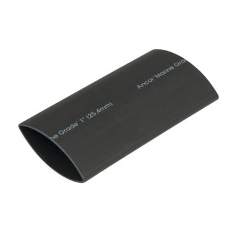 Ancor 1 x 48 Black Heat Shrink Tubing