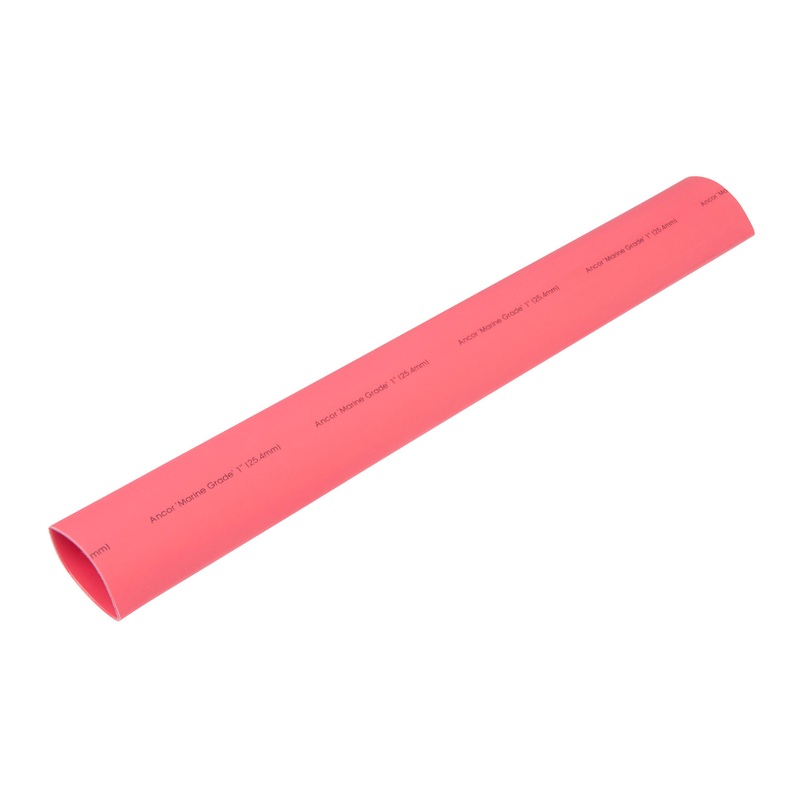 Ancor 1 x 48 Red Heat Shrink Tubing