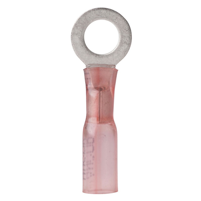 Ancor 22-18 Gauge – #8 Heat Shrink Ring Terminal – 100-Pack