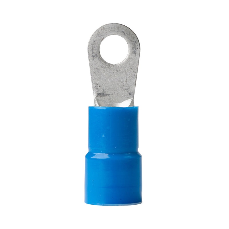 Ancor 6 AWG – 1/4 Nylon Ring Terminal – 25-Pack