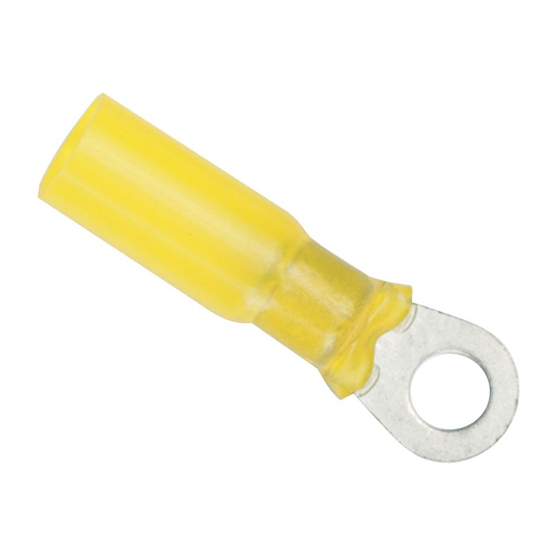 Ancor 12-10 Gauge – #10 Heat Shrink Ring Terminal – 100-Pack