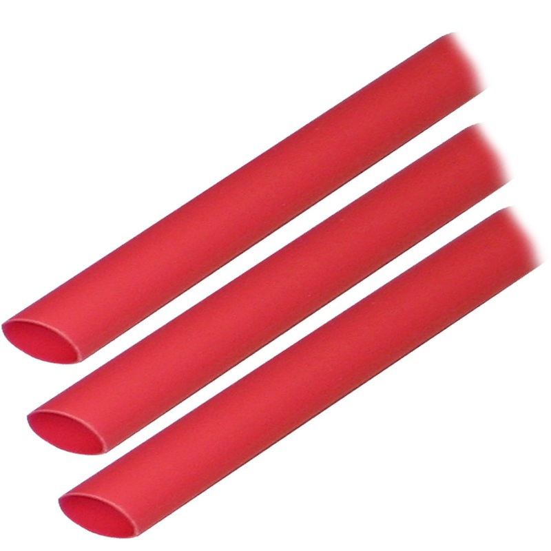 Ancor Heat Shrink Tubing 3/16 x 3 – Red – 3 Pieces