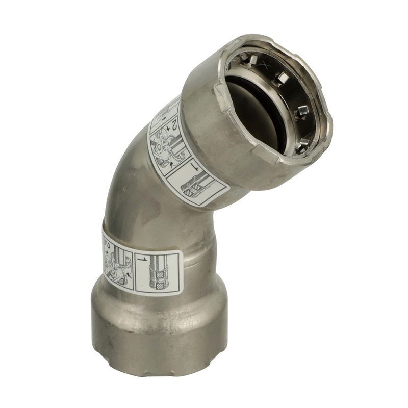 Viega MegaPress 316 FKM 1-1/4 45 Degree Elbow