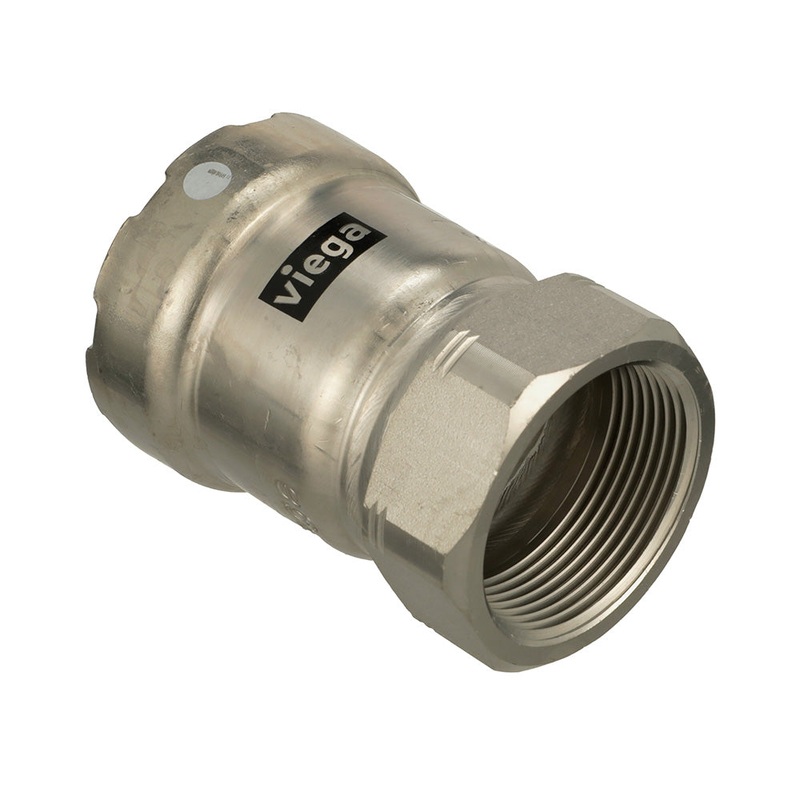 ViegaMegaPress 316 FKM FPT Adapter – 1-1/2 x 1-1/2 (FPT)