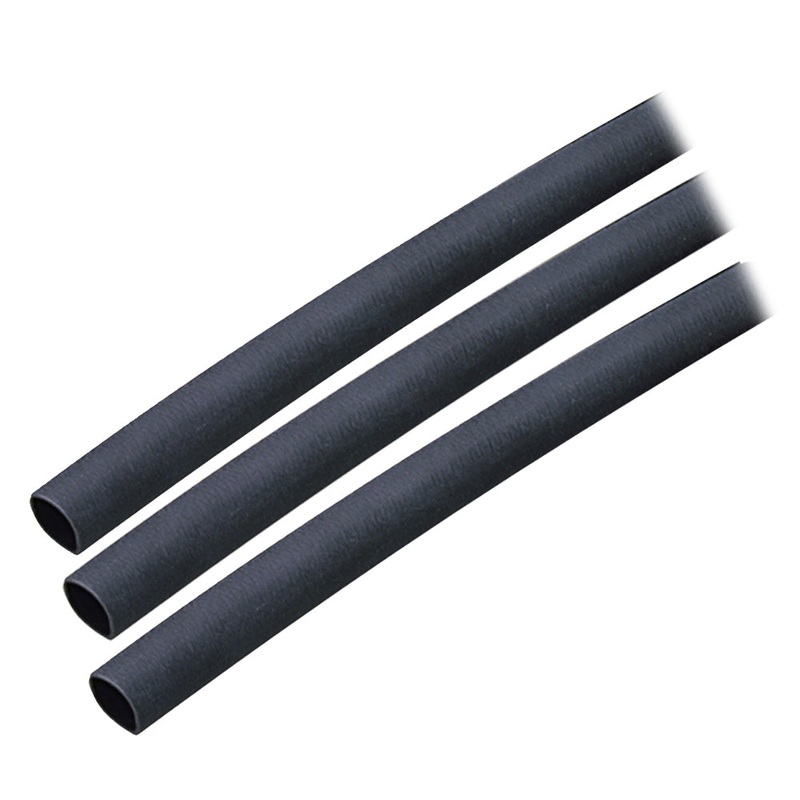 Ancor Adhesive Lined Heat Shrink Tubing (ALT) – 1/4 x 3 – 3-Pack – Black
