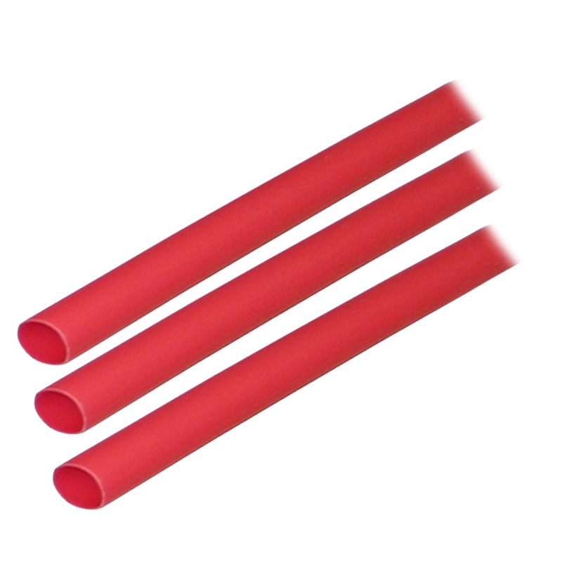 Ancor Adhesive Lined Heat Shrink Tubing (ALT) – 1/4 x 3 – 3-Pack – Red