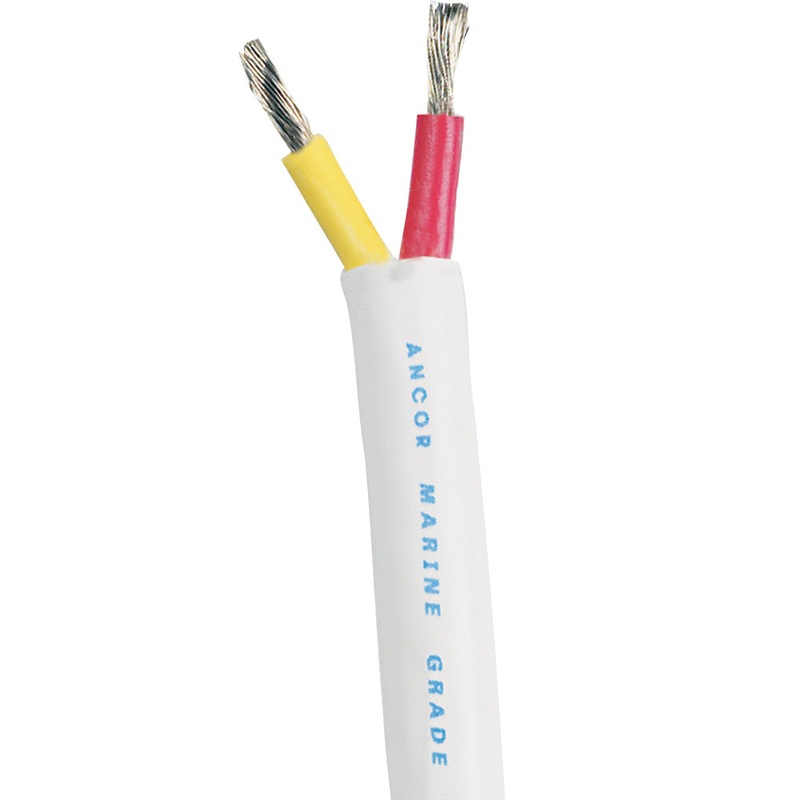 Ancor Safety Duplex Cable – 12/2 AWG – Red/Yellow – Round – 500′