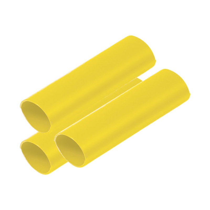 Ancor Battery Cable Adhesive Lined Heavy Wall Battery Cable Tubing (BCT) – 3/4 x 6 – Yellow – 3 Pieces