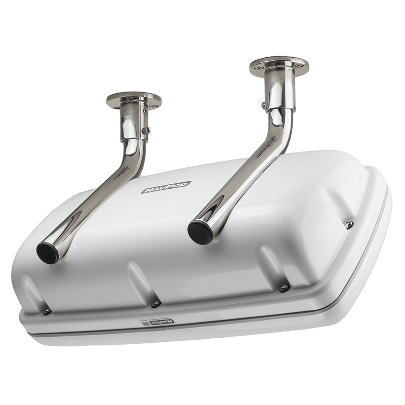 NavPod SystemPod Pre-Cut Simrad GO9/B&G Vulcan9 & 1 Instrument (Simrad IS42/B&G Triton?/AP44 Square Hole) f/9.5 Wide Guard