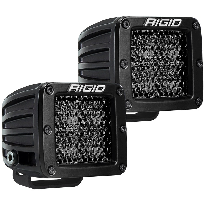 RIGID Industries D-Series Pro Spot Diffused Midnight Surface Mount – Pair