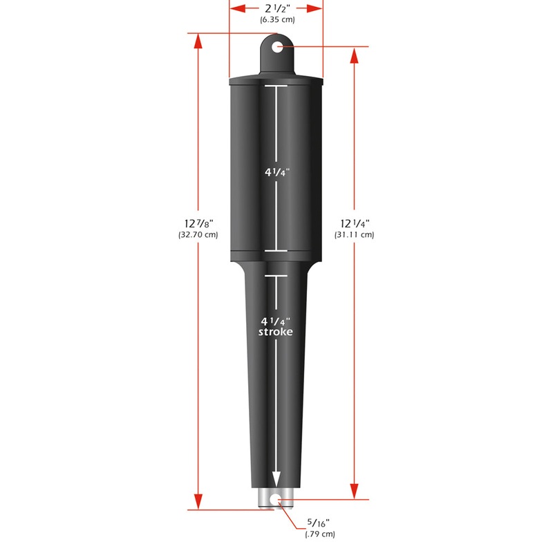 Lenco 102XD Extreme Duty Actuator – 12V – 4-1/4 Stroke [15060-001]