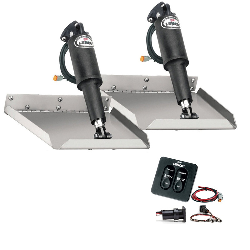 Lenco 12 x 18 Edgemount Kit w/Standard Tactile Switch Kit 12V [TT12X18E]
