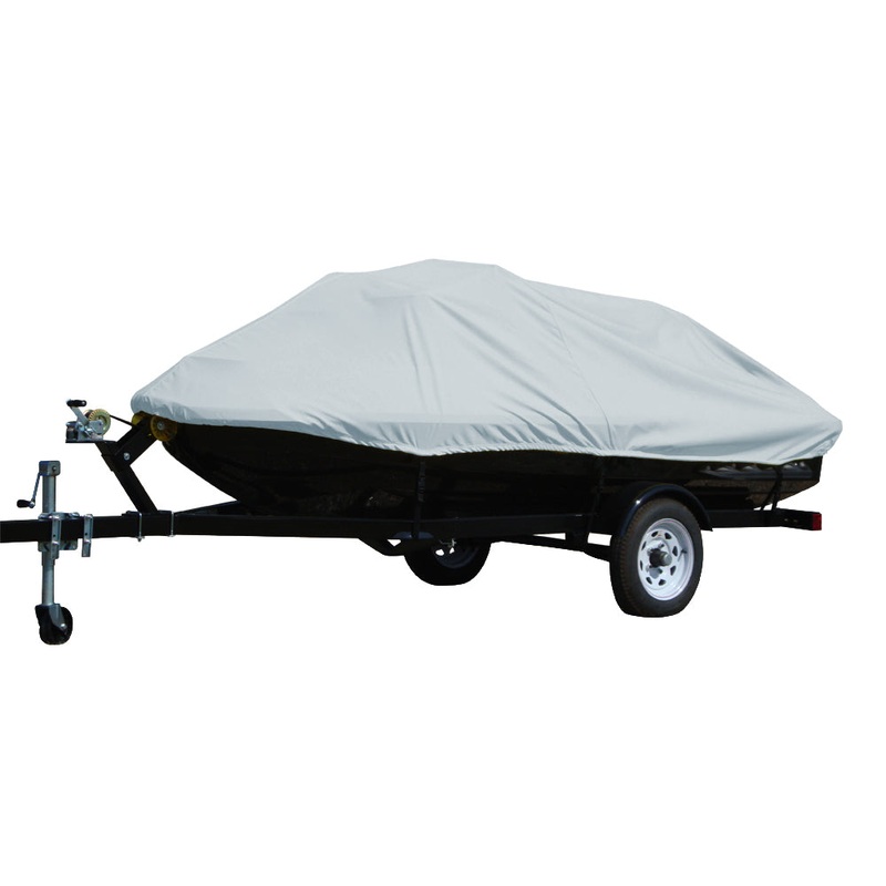 Carver Poly-Flex II Styled-to-Fit Cover f/2 Seater Personal Watercrafts – 108 X 45 X 41 – Grey