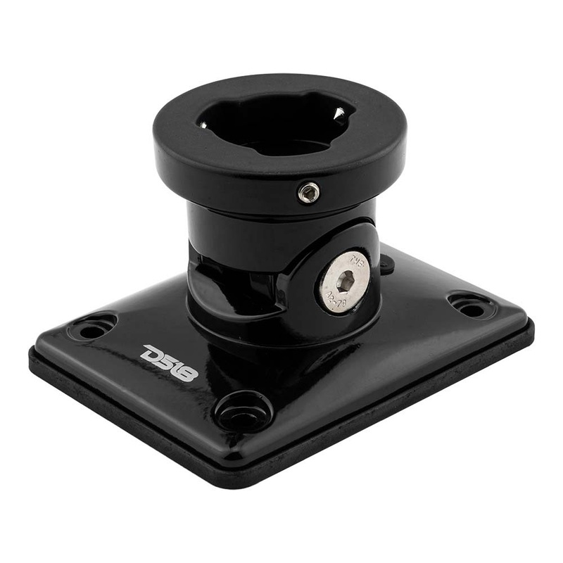 DS18 HYDRO Universal Flat Swivel Mount – Black
