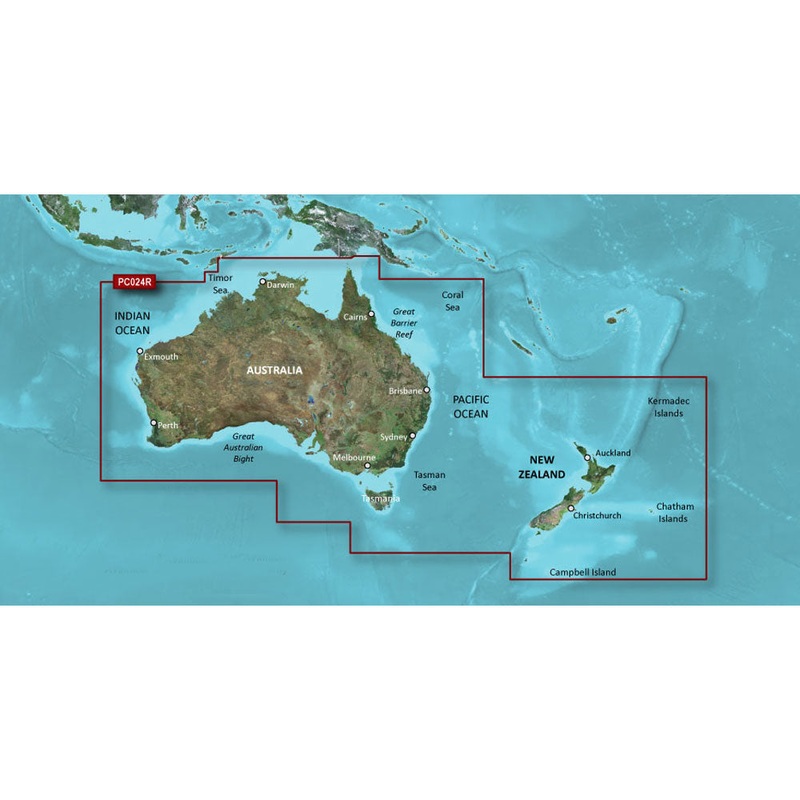 Garmin BlueChart g3 HD – HXPC024R – Australia  New Zealand – microSD/SD [010-C1020-20]