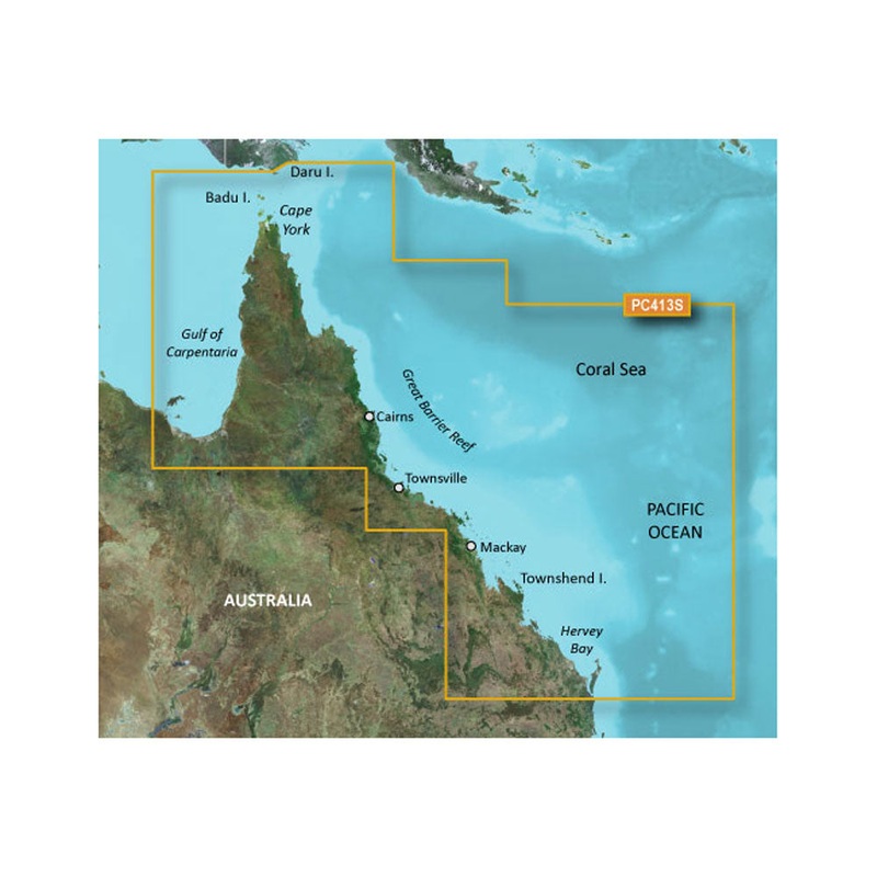 Garmin BlueChart g3 HD – HXPC413S – Mornington Island – Hervey Bay – microSD/SD [010-C0871-20]