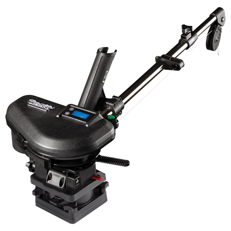 Scotty 2106 HP Depthpower Electric Downrigger 60 SS Telescoping Boom w/Swivel Base – Single Rod Holder [2106]