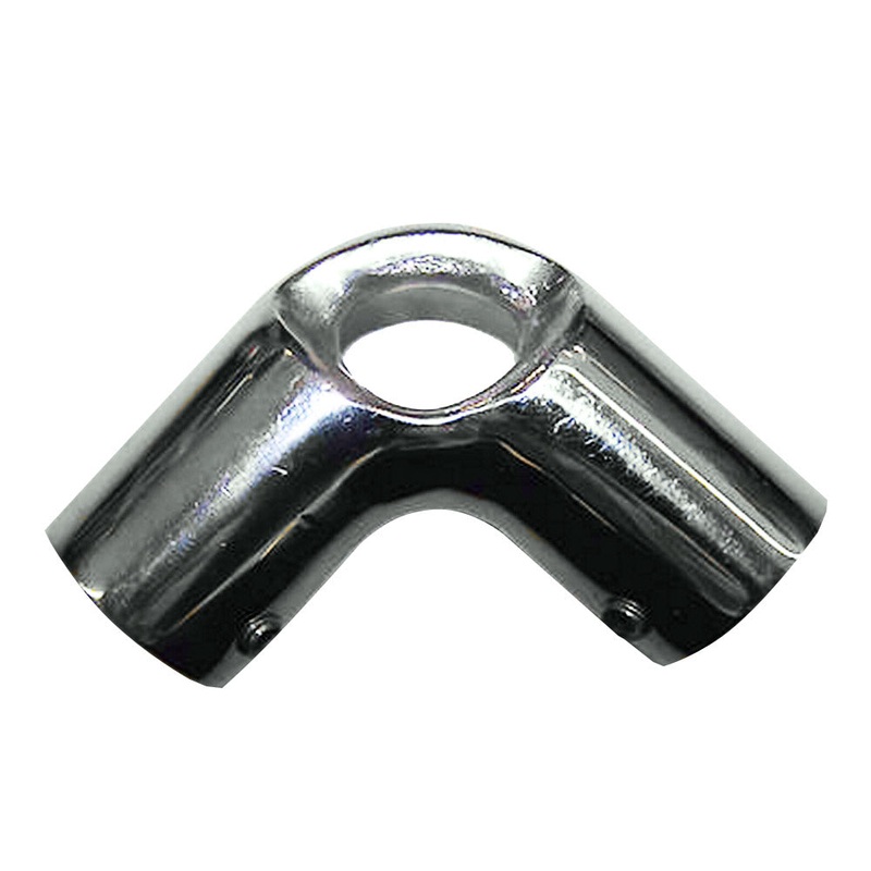 Whitecap 1 O.D. 90 Degree SS Elbow & Eye Anchor [6192]