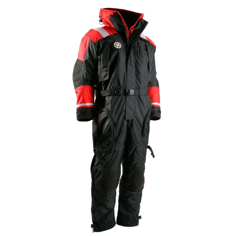 First Watch AS-1100 Flotation Suit – Red/Black – Small [AS-1100-RB-S]