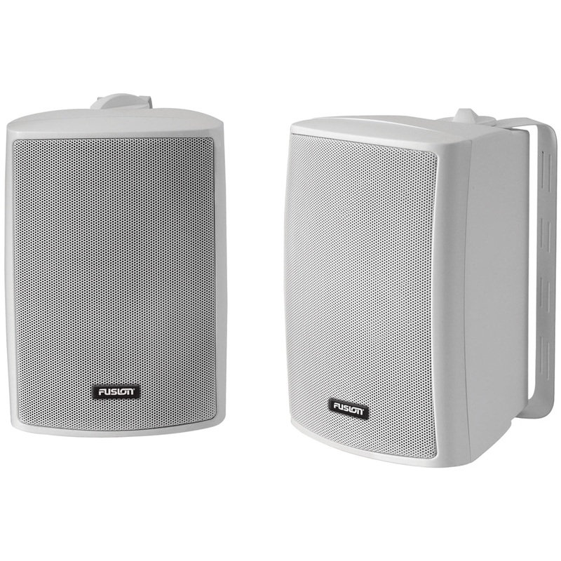 Fusion 4 Compact Marine Box Speakers – (Pair) White [MS-OS420]